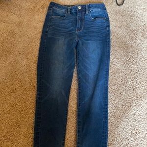 Size 2 short American Eagle Dark Wash Skinny Jeans